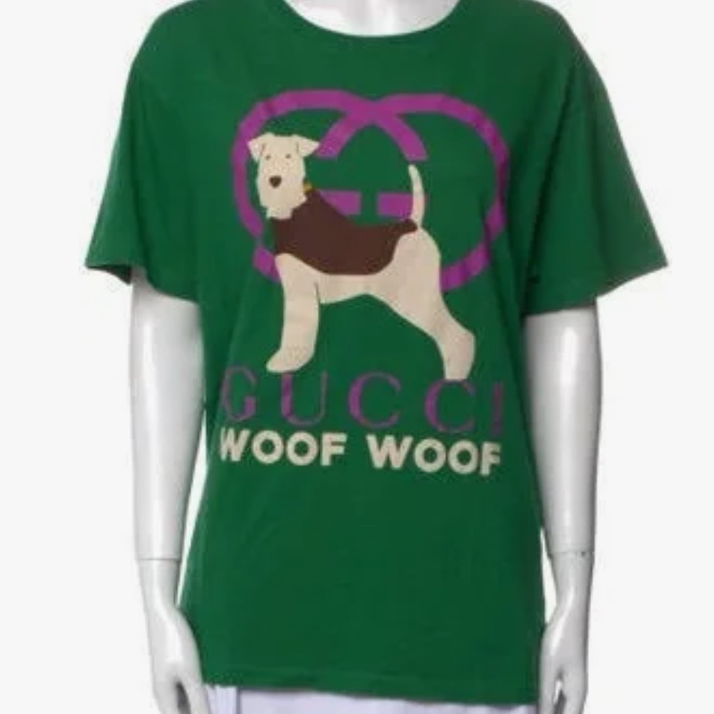 Gucci Green and Purple T-Shirt